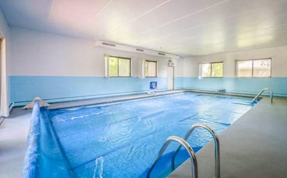 airbnb heated indoor pool