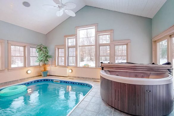 private indoor pool airbnb