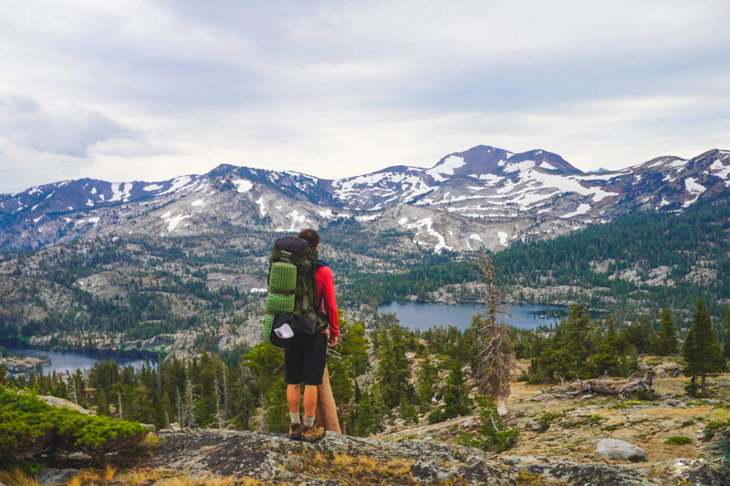 Scenic landscape of Desolation Wilderness, South Lake Tahoe, United States