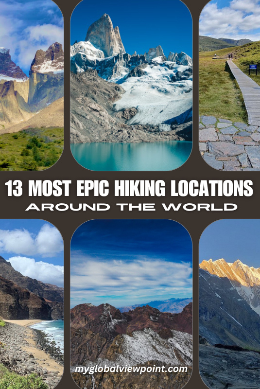 Beautiful hiking locations around the globe