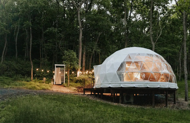 Luxury Glamping Dome near Raystown Lake Pennsylvania